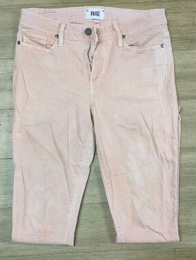 Paige Pink Denim Jeans, 26